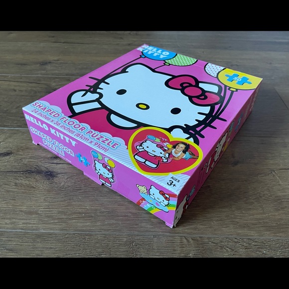 HELLO KITTY-Imported (NWT) GIANT Floor Puzzle-50 Pieces - Picture 2 of 6